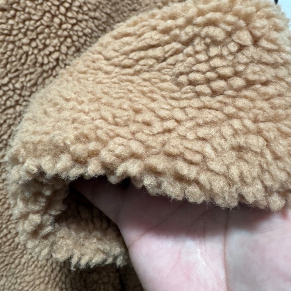 Audrey 3+1 Warm Teddy Bear Jacket Camel - Picture 7 of 11